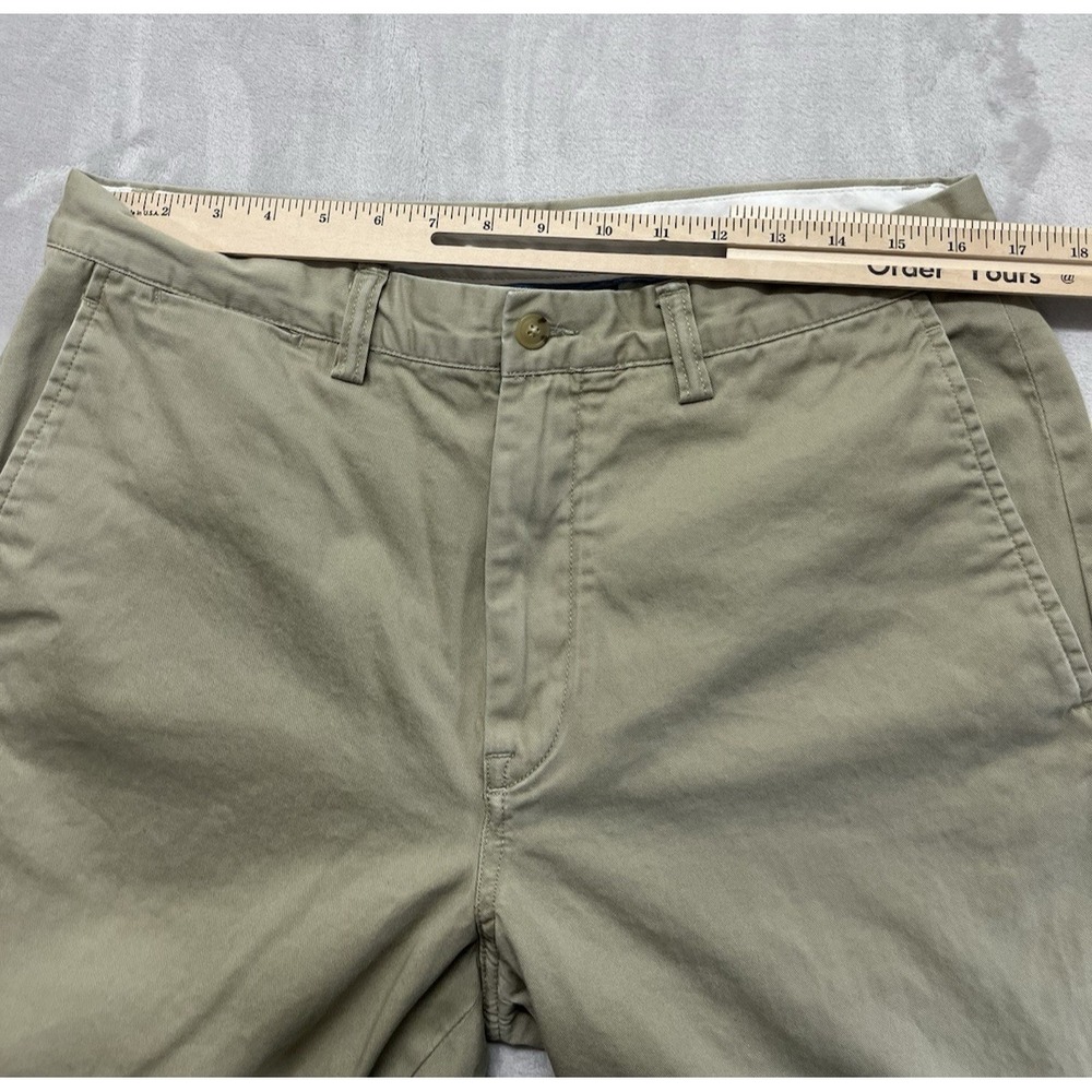 Ralph Lauren Pants Men 32x32.5 Beige The Polo Chino Classic Fit Cotton Twill - Picture 5 of 16